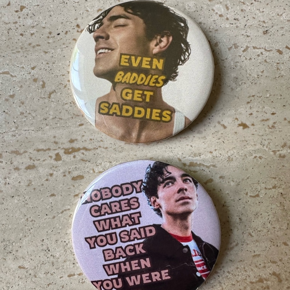 Set of THREE Joe Jonas Pins!